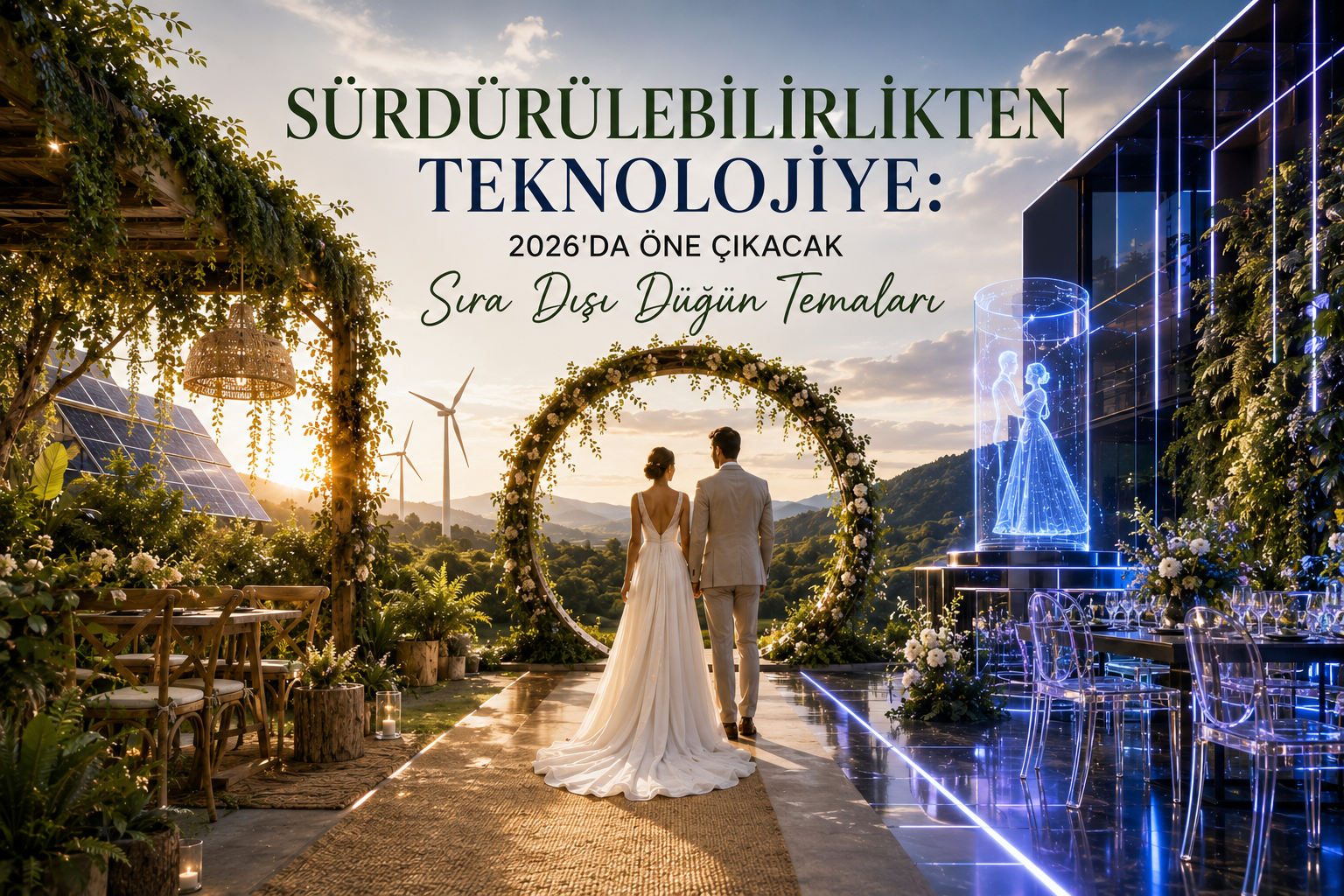 Sürdürülebilirlikten Teknolojiye: 2026'da Öne Çıkacak Sıra Dışı Düğün Temaları